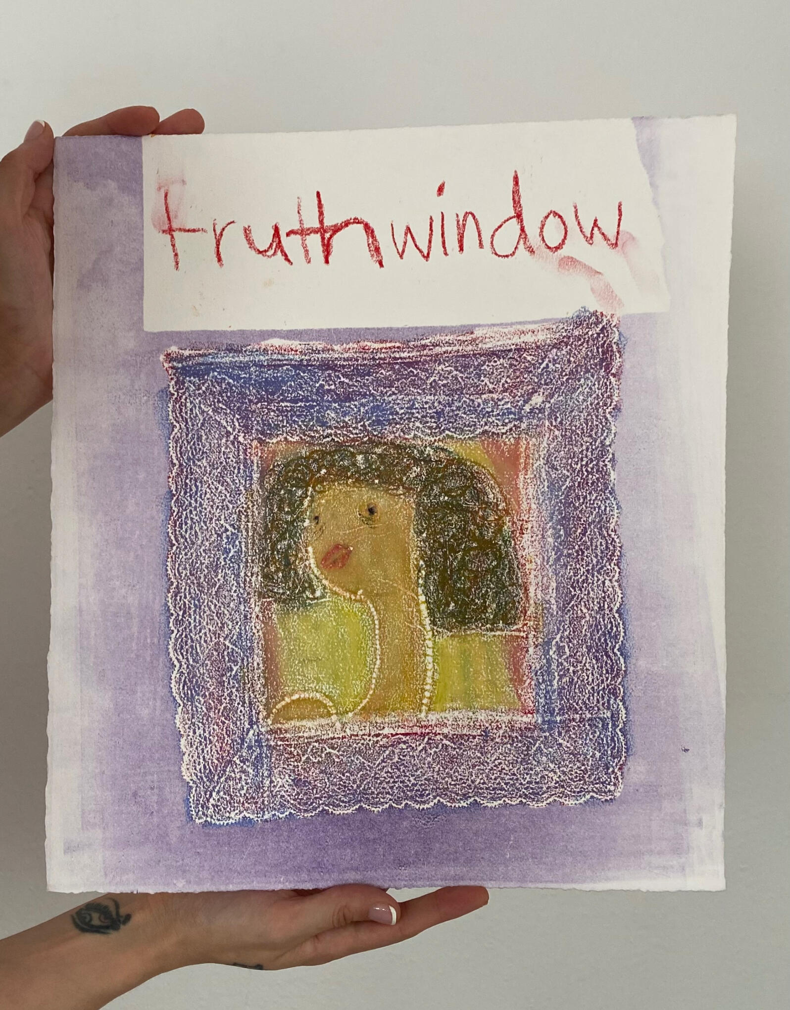 look again, 2025 (Monotype with Hand Embellishment)